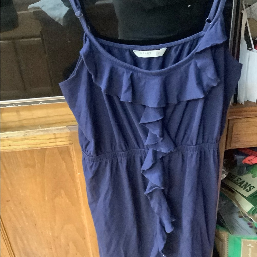 XL navy Old Navy ruffle sundress